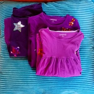 Bundle of girls purple dresses/tunic